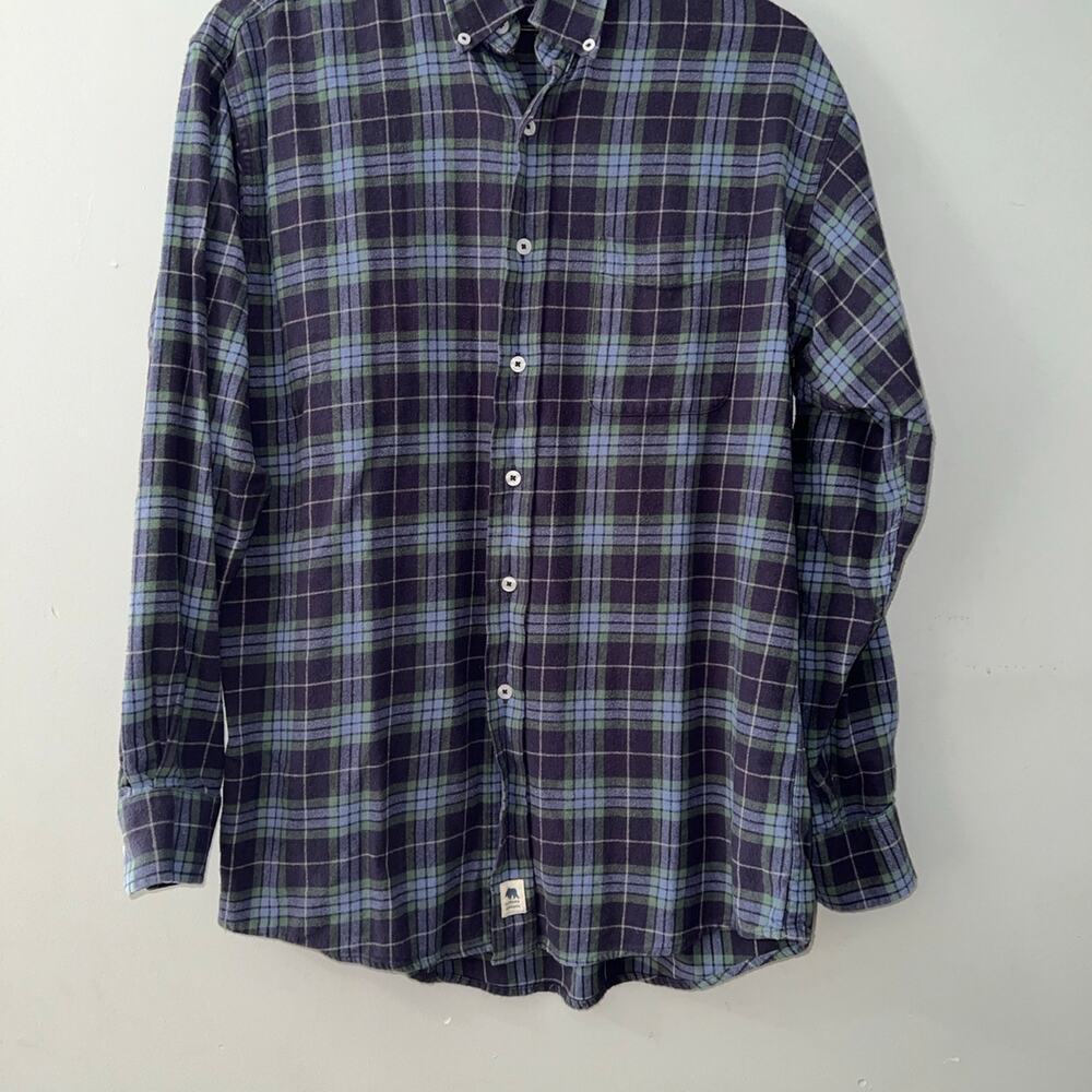 Onward Reserve cotton Long Sleeve Button Down flannel Shirt size med